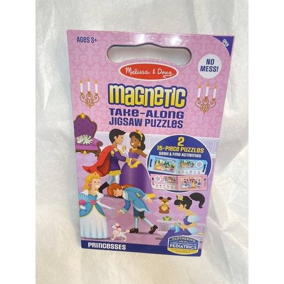 Melissa & Doug ~Take-Along Magnetic Jigsaw Puzzles Book 2-15-Piece Puzzles - Picture 3 of 7
